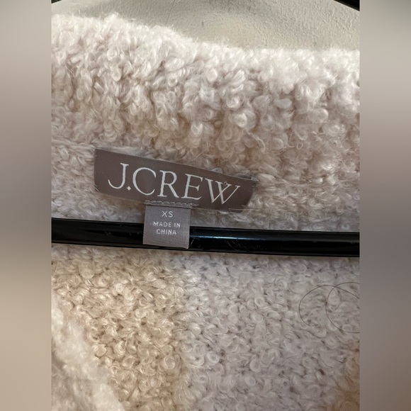 J.CREW JOHNNY COLLAR FAIR ISLE SWEATER BOUCLE’ YARN - Picture 7 of 12